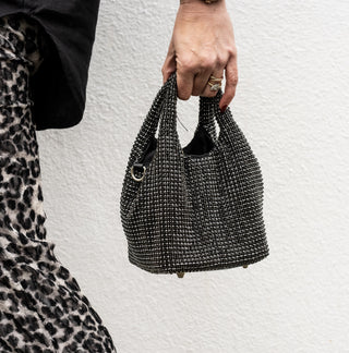 Stella Crystal Bag - Black