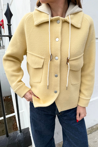 Fallon Hood Jacket - Vanilla