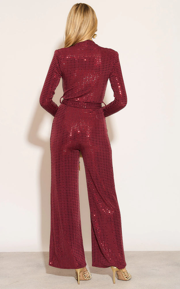 Taylor Jumpsuit - Wine