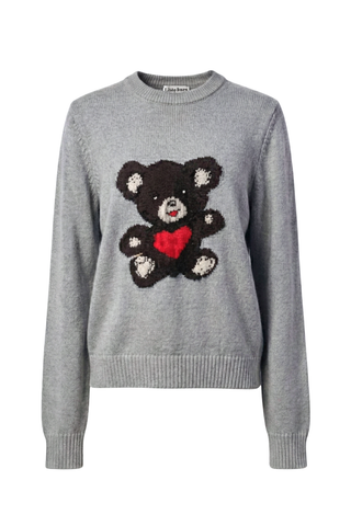 Valentine Bear Jumper - Grey