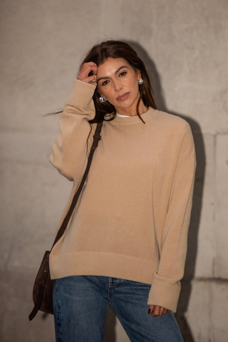 Casey Jumper - Light Camel