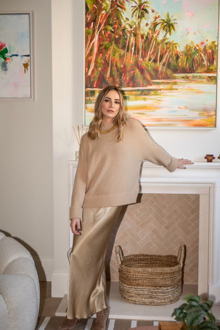 Casey Jumper - Light Camel