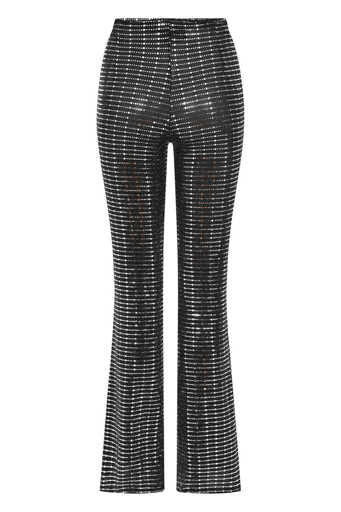
            
                Load image into Gallery viewer, Patsy Trouser - silver Sparkle
            
        