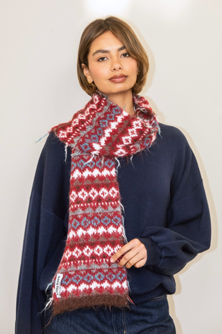 Frankie Christmas Scarf - Red Mix