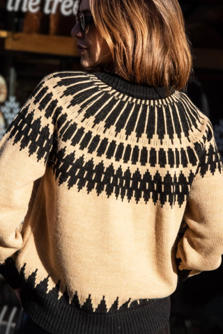 Alpine Jumper - Camel/Black