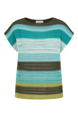 Romy Striped Tank - Blue/Green