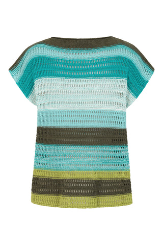 Romy Striped Tank - Blue/Green