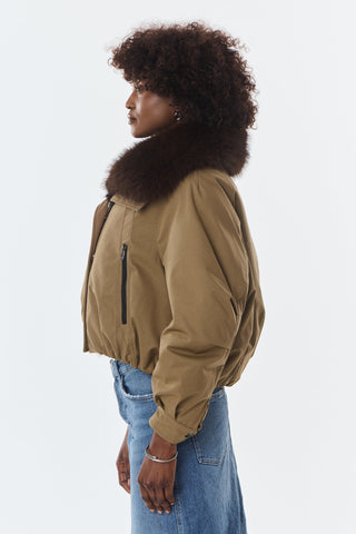 Belina Padded Jacket - Khaki