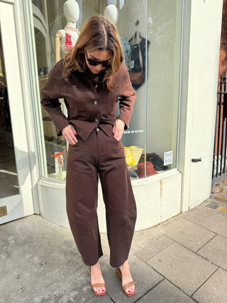 Erika Trousers - Bitter Chocolate