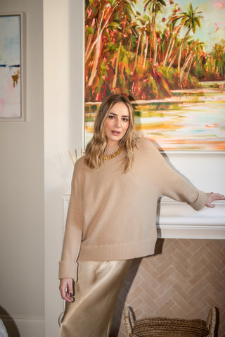 Casey Jumper - Light Camel