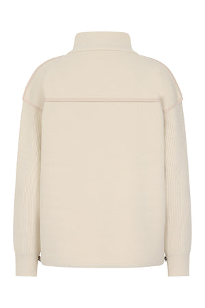 Alexis Zip Cardigan - Ivory