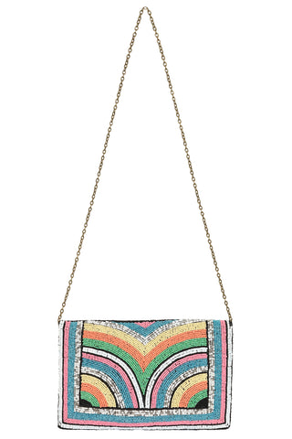 Sequin Clutch Bag - Rainbow