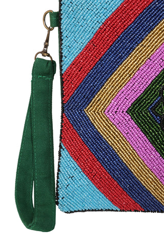 Sequin Clutch Bag - Evil Eye