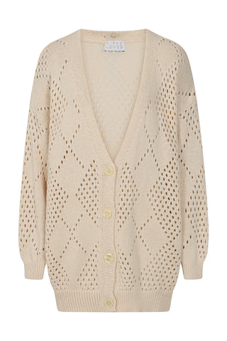 Florence Oversized Cardigan - Ecru