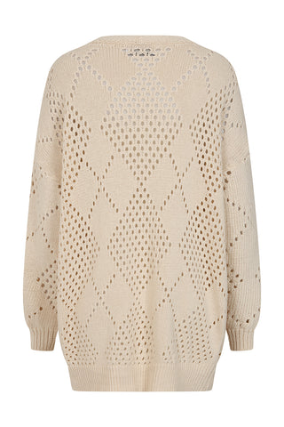 Florence Oversized Cardigan - Ecru