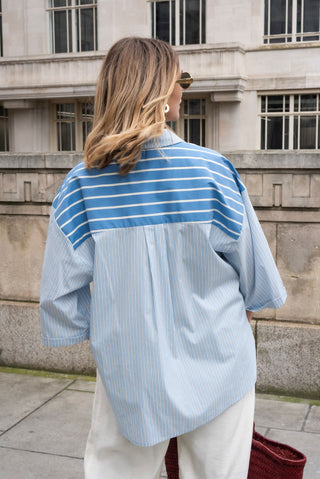 Harper Shirt - Blue Stripe