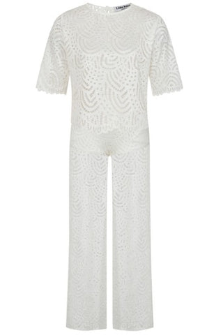 Blake Crochet White Set