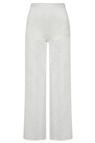 Blake Crochet White Set