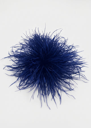 Feather Brooch - Royal Blue