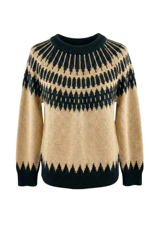 Alpine Jumper - Camel/Black