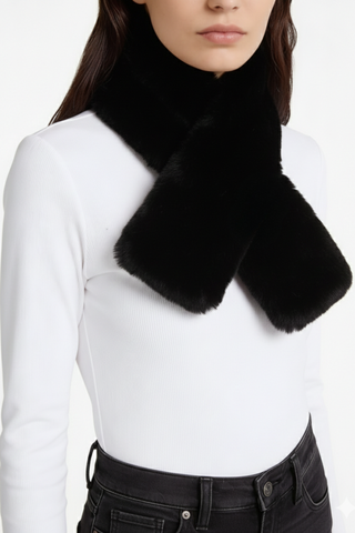 Kimmy Faux Fur Collar - Black