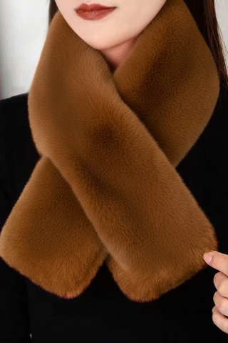 Kimmy Faux Fur Collar - Whiskey