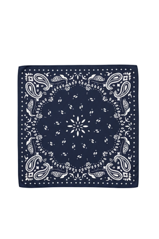Large Bandana Scarf -navy