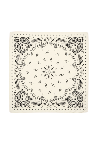 Large Bandana Scarf - Cream
