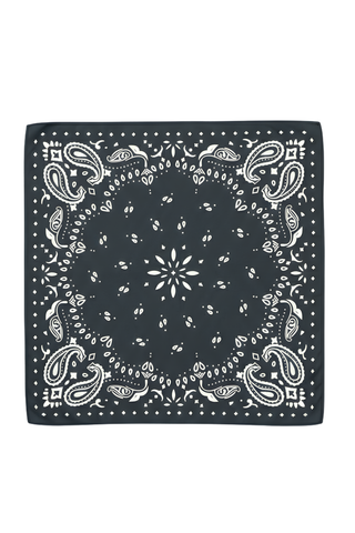 Large Bandana Scarf - Slate Blue