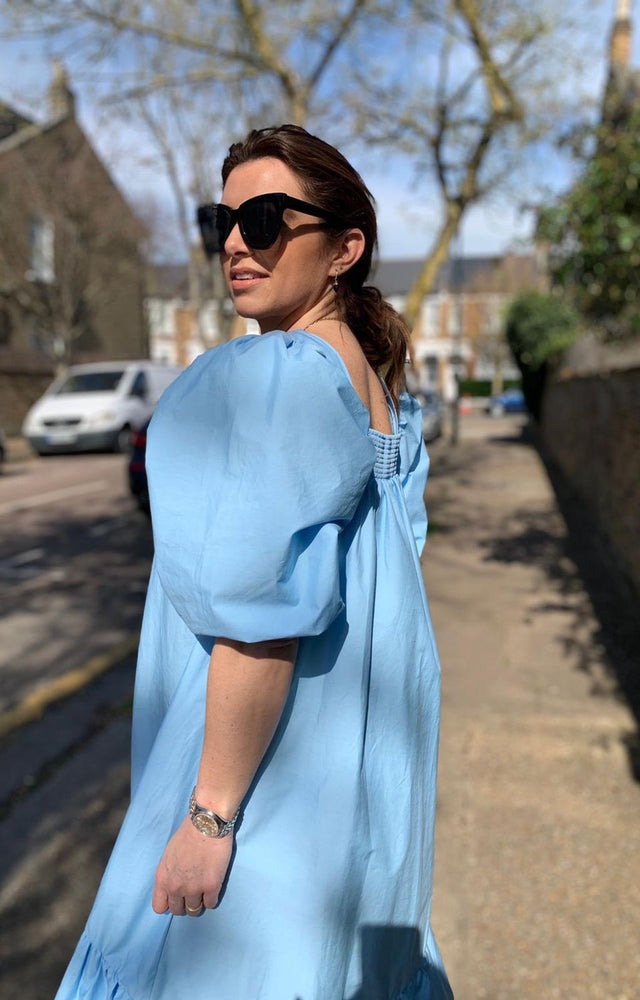 Poppy Dress in Blue