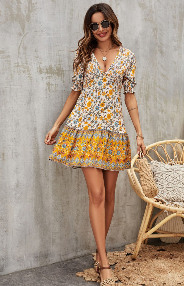 Willow Short Dress in White