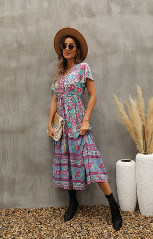 Meadow Dress in Blue