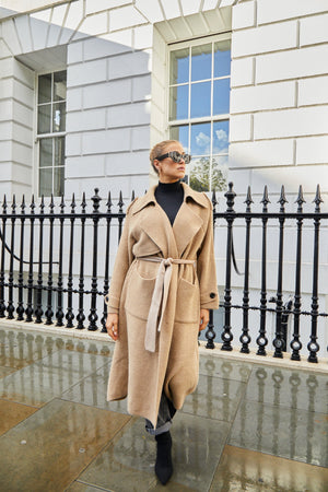 Rosie Coatigan Taupe