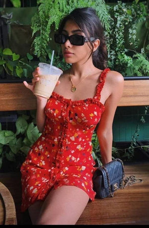 ROSIE DRESS IN RED